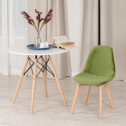 Стул CINDY SOFT (mod. C1021F1) Зеленый (HLR 54)/натуральный