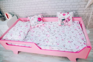 Кровать детская Бэби Розовый