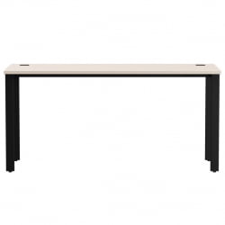 Стол прямой на металлокаркасе, опоры 45 гр Everprof EVO 254S004 Кашемир Черный