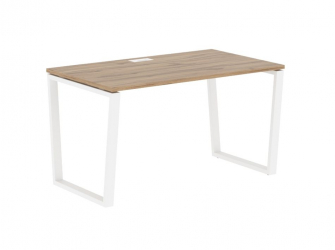 Стол письменный EDIS EVST 1380 Дуб Денвер светлый Белый