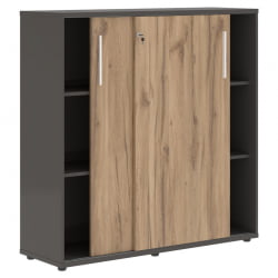 Шкаф с дверьми-купе EDIS EMC 1343 Дуб Денвер светлый Белый Мокко