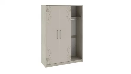 Длинный шкаф Бостон Ясень шимо/Бежевый глянец