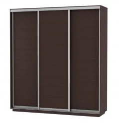 Шкаф-купе трехдверный Экспресс Трио Элемент 1800х2200х Дуб венге / 1800х2200h