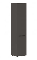 Шкаф-колонка с глухой дверью EDIS EHCS 42.1 Мокко Черный Мокко