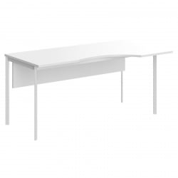 Стол эргономичный IMAGO-S CA-2SD(L/R) белый белый полуматовый