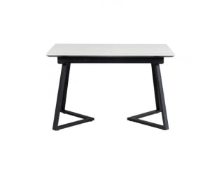 Стол Роналдо раздвиж. 140-180 Светлый мрамор/Бабочка