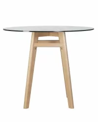 Круглый стол из стекла DOBRIN ALBERT 90 GLASS