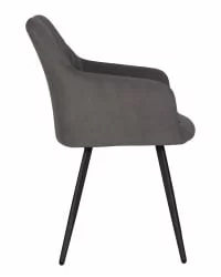 Стул обеденный DOBRIN ROBY велюр Catania Chocolate