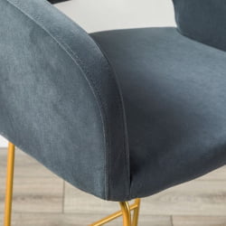 Кресло Бар Oscar Б Diag grey/Линк золото