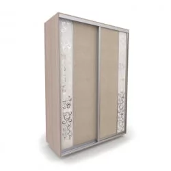 Шкаф-купе 2-х дверный Акцент-Вера КС 1600х600 Ясень шимо светлый