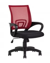 Компьютерное кресло ТопЧаирс Симпле Красное / TopChairs Simple