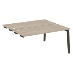 Стол-приставка двойной к опорным элементам ОНИКС ВООД ОВ.Д.СПР-4.7 Дуб Аттик/Темный / ONIX WOOD OW.D.SPR-4.7