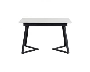 Стол Роналдо раздвиж. 140-180 Светлый мрамор/Бабочка