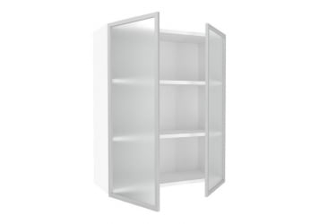 Шкаф кухонный 800 высокий со стеклом Шервуд ЛД 281.461.000.129 Белый