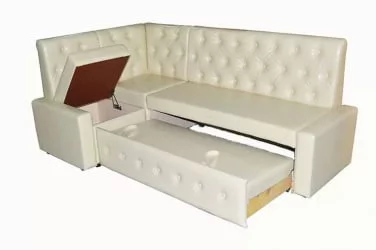 Диван угловой раскладной Зефир Комбинация 3 Остин Крем