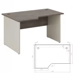 Стол эргономичный левый New Line NLN36315331 Дуб шамони темный