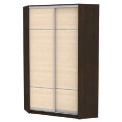 Шкаф-купе ЙА-230х1250-1(Венге-ДМ-Д4Д4) / YA-230х1250-1(Венге-ДМ-D4D4)