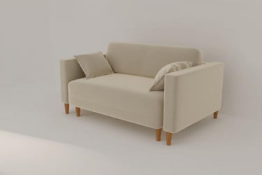 Серый диван Урвик (Berhouse) Цвет фасада: Левис 08 велюр; Тип: Прямой; Материал фасада: Металл/Велюр