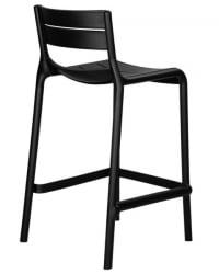 Стул полубарный DOBRIN NESSA (черный (B-03)) 4 шт