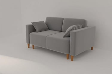 Офисный диван Ультра (Berhouse) Цвет фасада: Азур рогожка; Тип: Прямой; Материал фасада: Микророгожка