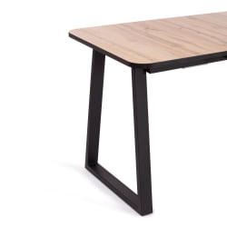 Стол MALTIDO Дуб мореный/черный
