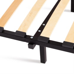 Кровать Bruno металл, 160*200 см, черный