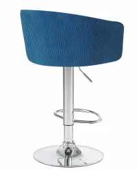 Стул барный ДОБРИН ДЭРCЙ Синий велюр 1922-20 / DOBRIN DARCY