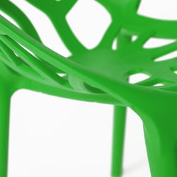 Стул BUSH (mod. 017) пластик, 60*58,5*80см, зеленый