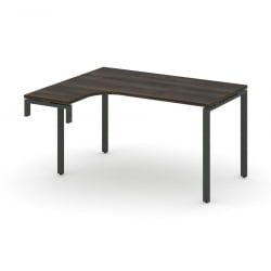 Стол-надставка на опорную тумбу (левый) CОНCЕПТ CН.ОСАН-002(Л) Дуб Мали Черный / CONCEPT CN.OSAN-002(L)