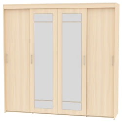 Шкаф-купе T-5-230х235х60-M(ДМ-10)