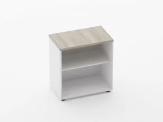 Тумба открытая Deka 9.01.07 Дуб Сантана светлый/Белый