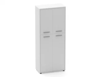 Шкаф 4 широкий закрытый, 4 двери Дека 10.19.141 Белый / Deka