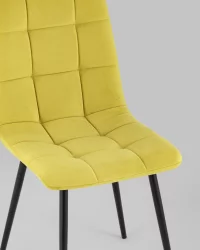 Стул Oliver велюр Золотистый