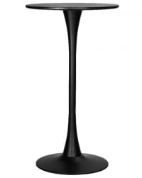 Стол барный МИА БАР (черная столешница, черное основание) / MIA BAR