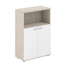 Шкаф офисный Sigma SG.846.OL.WH Дуб светлый Белый