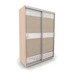 Шкаф-купе 2-х дверный Акцент-Лайн КС 1400х600  Дуб молочный