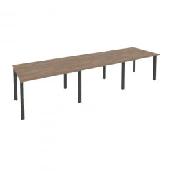 Стол переговорный (3 столешницы) ОНИКС О.МП-ПРГ-3.2 Дуб Аризона/Антрацит / ONIX O.MP-PRG-3.2