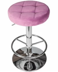 Барный стул DOBRIN BRUNO Пудрово-сиреневый велюр MJ9-52