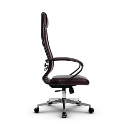 Кресло офисное МЕТТА Комплект 30, Основание 17834 Комплект 3 Бордовое