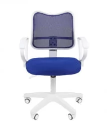 Компьютерное кресло Chairman 450 LT Белый пластик Синий