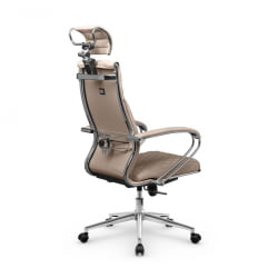 Кресло руководителя Metta L 2c 44C/K116 Infinity Easy Clean (MPES) Комплект 9 Темно-бежевое