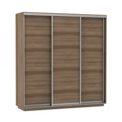 Шкаф-купе трехдверный Экспресс Трио Элемент 2100х2200h Ясень шимо тёмный