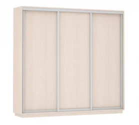 Шкаф-купе трехдверный Экспресс Трио Элемент 2400х2400h Дуб молочный