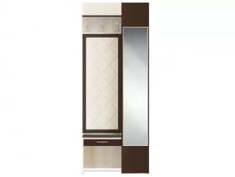 Прихожая Ольга 2 Ясень шимо светлый Венге