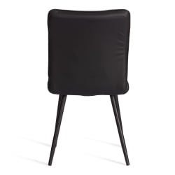 Металлический стул Bari LT, экокожа, черная, 41х55х89 см