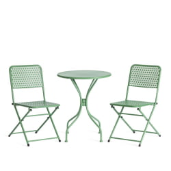 Стол для дачи Secret De Maison Villa стальной сплав, D59х70см, зеленый