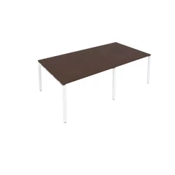 Переговорный стол (2 столешницы) Metal System Б.ПРГ-2.2 Венге/Белый