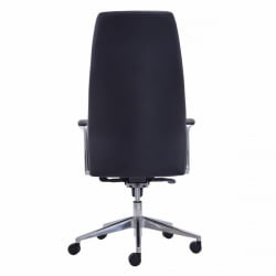 Кресло руководителя BRABIX PREMIUM Adept EX-752, синхромеханизм, алюминий, экокожа, черное