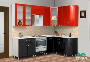 КУХОННЫЙ ГАРНИТУР «МЫЛО 128» 2,4 х 1,5 м 984