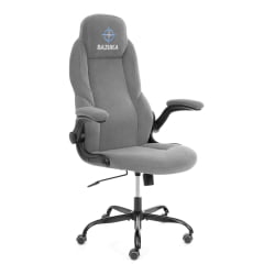 Кресло геймерское BAZUKA metalBL велюр, серый, 29